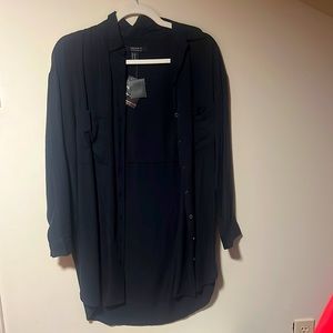 Black Button Up Overthrow